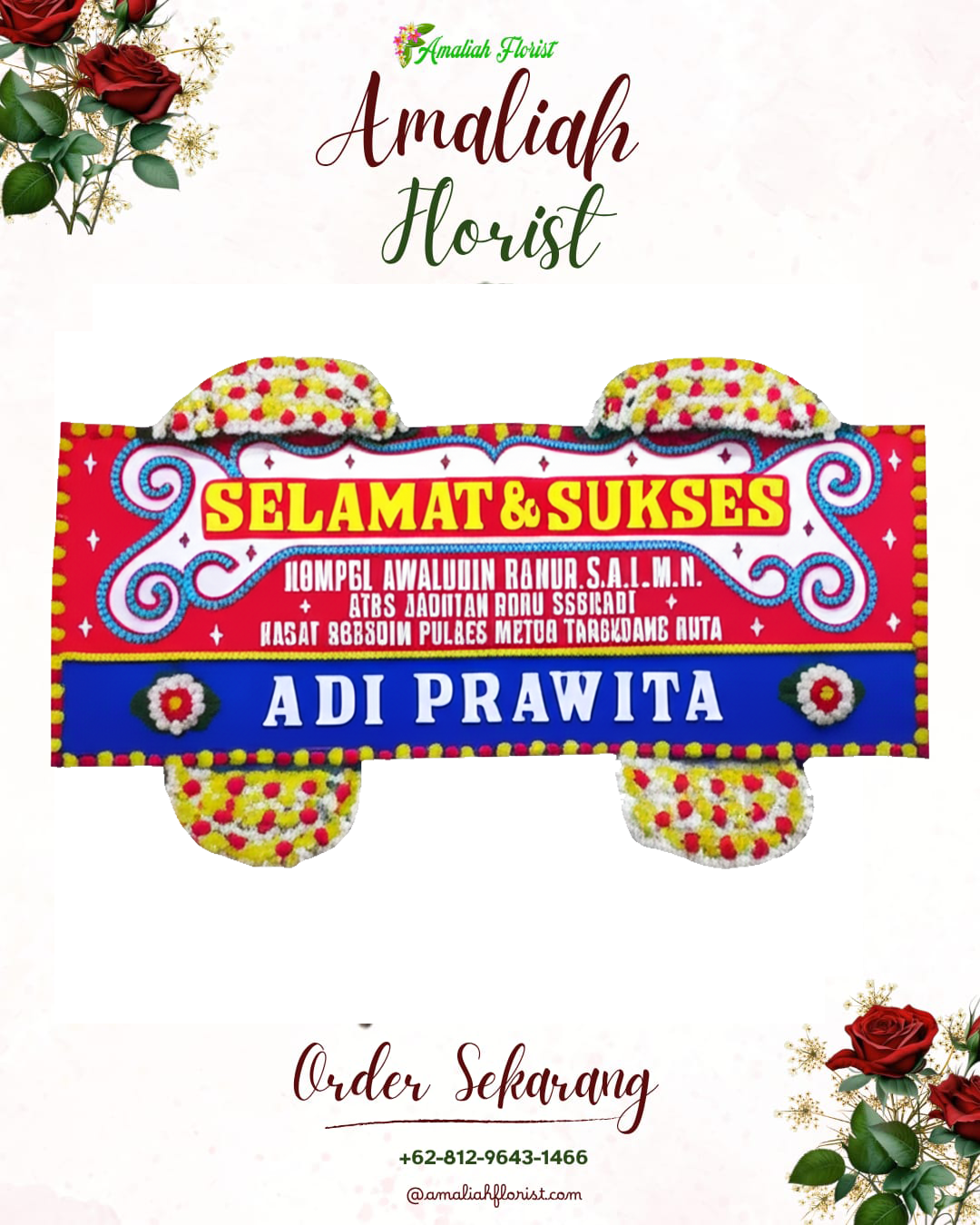 Papan Bunga Ucapan Selamat Pulau Ternate
